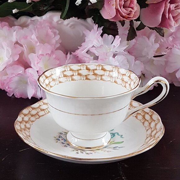 Royal Albert Basket of Flowers Tea Cup Bone China England - Picture 5 of 11